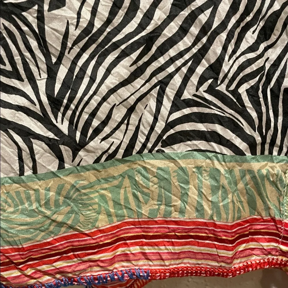 Johnny Was Zebra Pattern Shirt - Picture 5 of 8